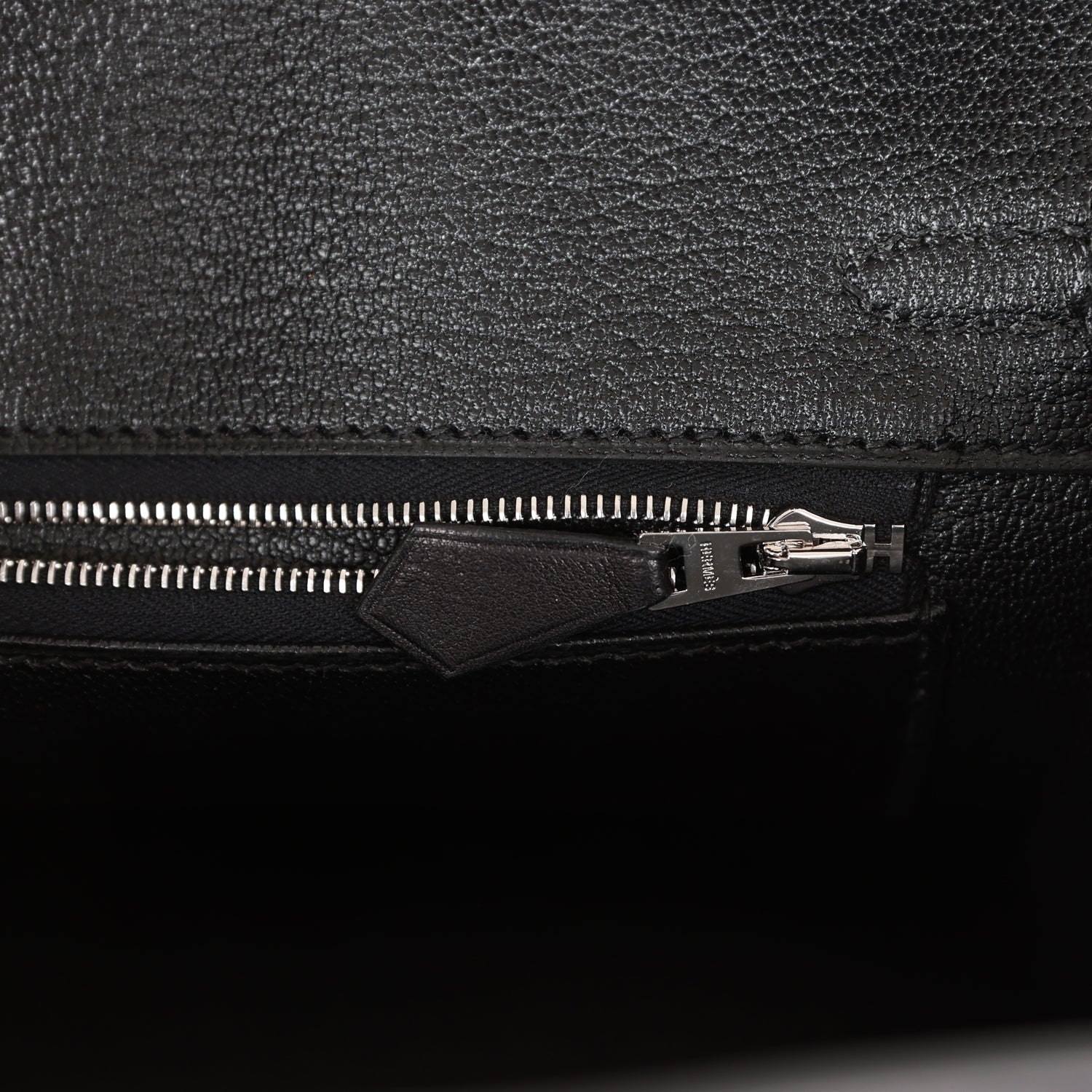 HMS Limited Edition Birkin Rock 25 Black Volupto Palladium Hardware