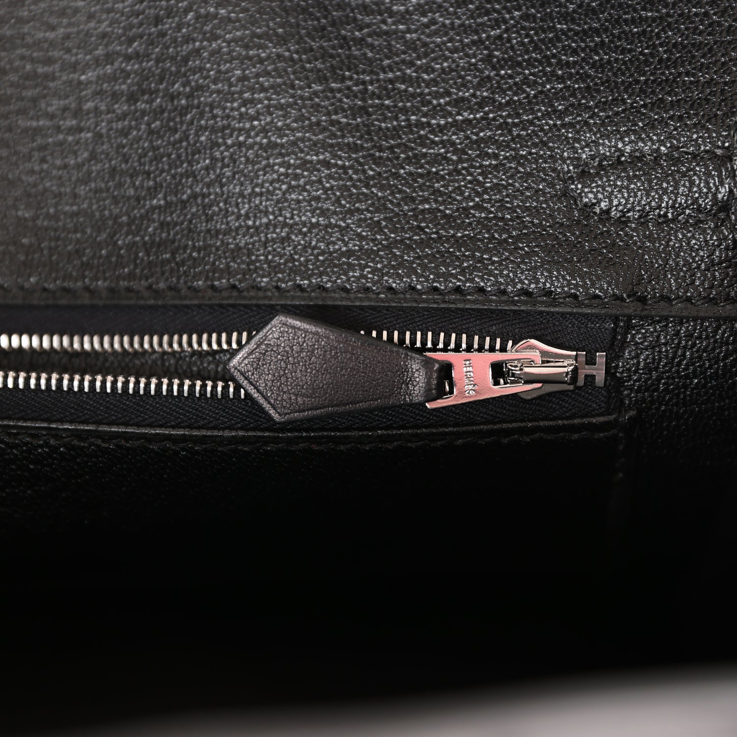 HMS Limited Edition Birkin Rock 25 Black Volupto Palladium Hardware