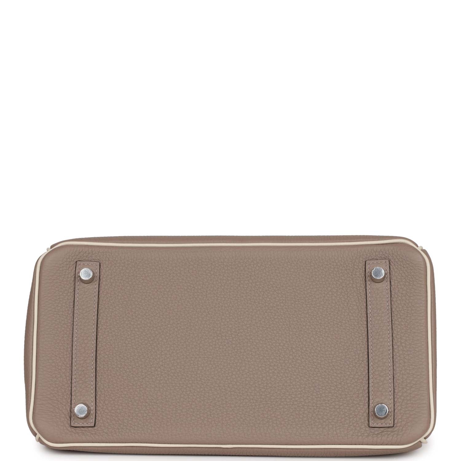 Top Quality HMS Special Order (HSS) Birkin 30 Gris Tourterelle and Craie Togo Palladium Hardware
