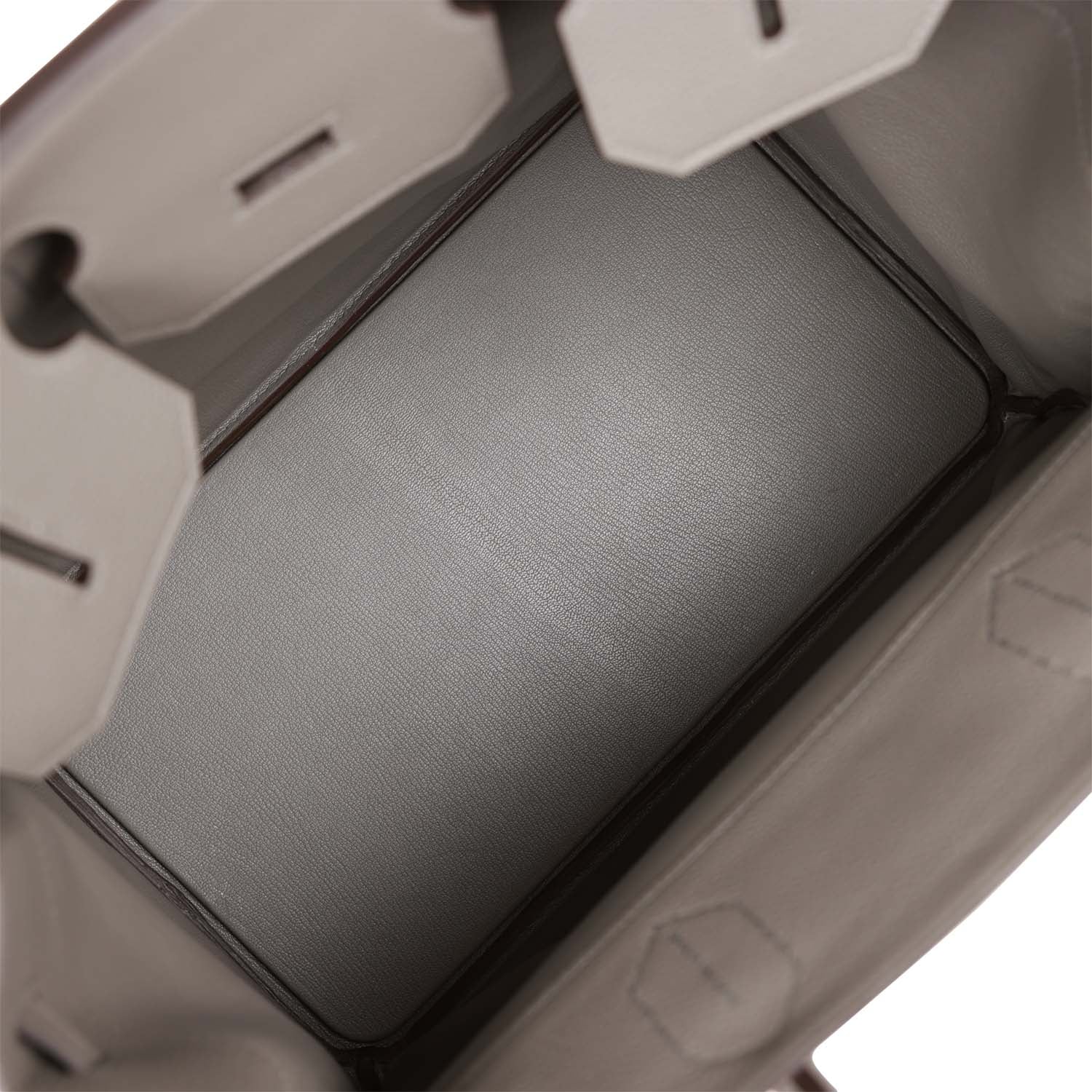 HMS HAC Birkin 40 Gris Meyer Togo Palladium Hardware