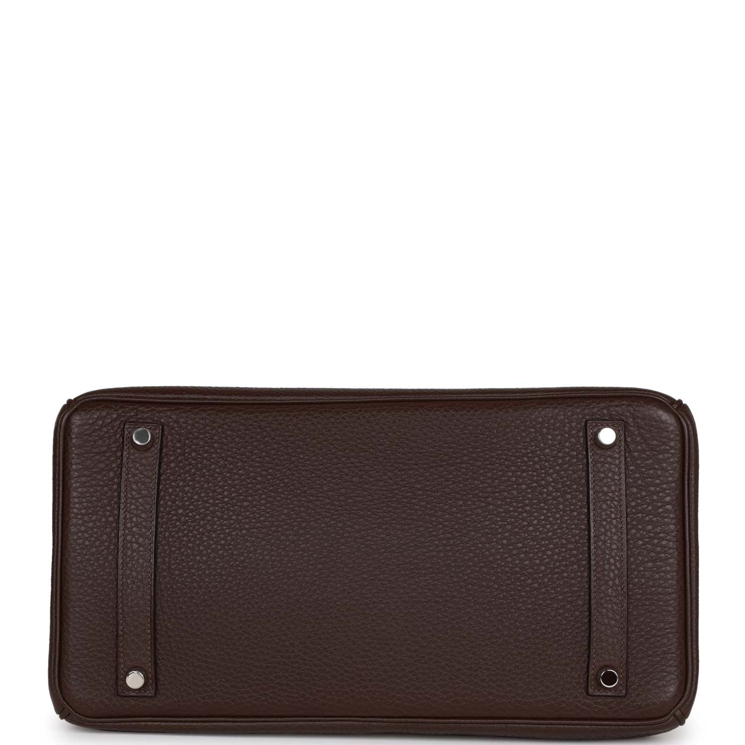 Top Quality HMS Birkin 35 Chocolate Togo Palladium Hardware