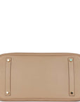 Top Quality HMS Birkin 35 Argile Swift Gold Hardware