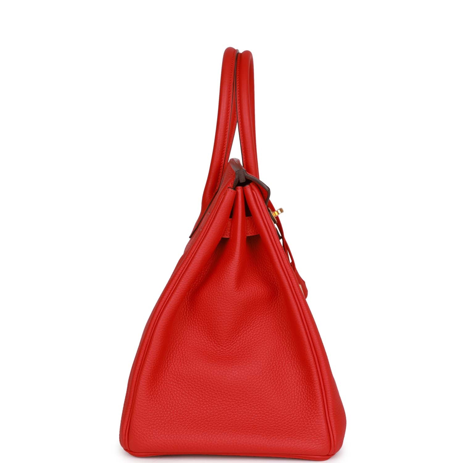 HMS Birkin 35 Rouge de Coeur Togo Gold Hardware