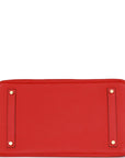 HMS Birkin 35 Rouge de Coeur Togo Gold Hardware