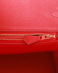 HMS Birkin 35 Rouge de Coeur Togo Gold Hardware
