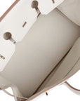 HMS Birkin 35 Gris Pale Togo Gold Hardware