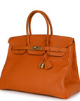 Top Quality HMS Birkin 35 Feu Epsom Gold Hardware