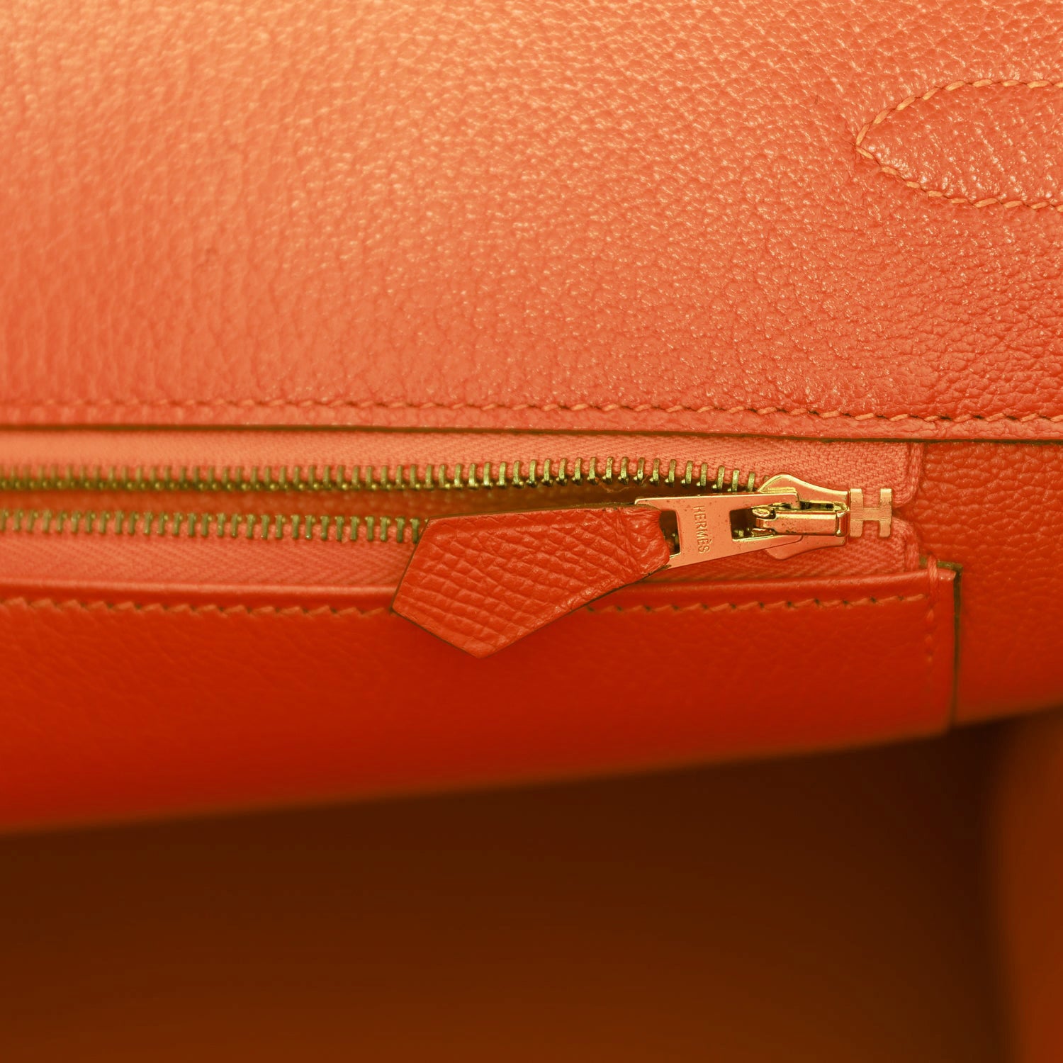 Top Quality HMS Birkin 35 Feu Epsom Gold Hardware