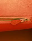 Top Quality HMS Birkin 35 Feu Epsom Gold Hardware