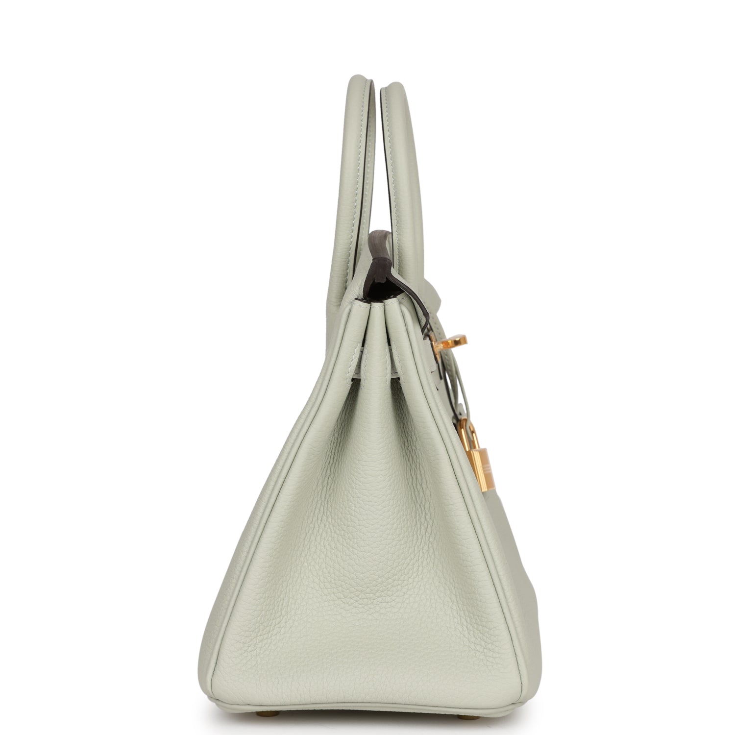 HMS Birkin 25 Gris Neve Togo Gold Hardware