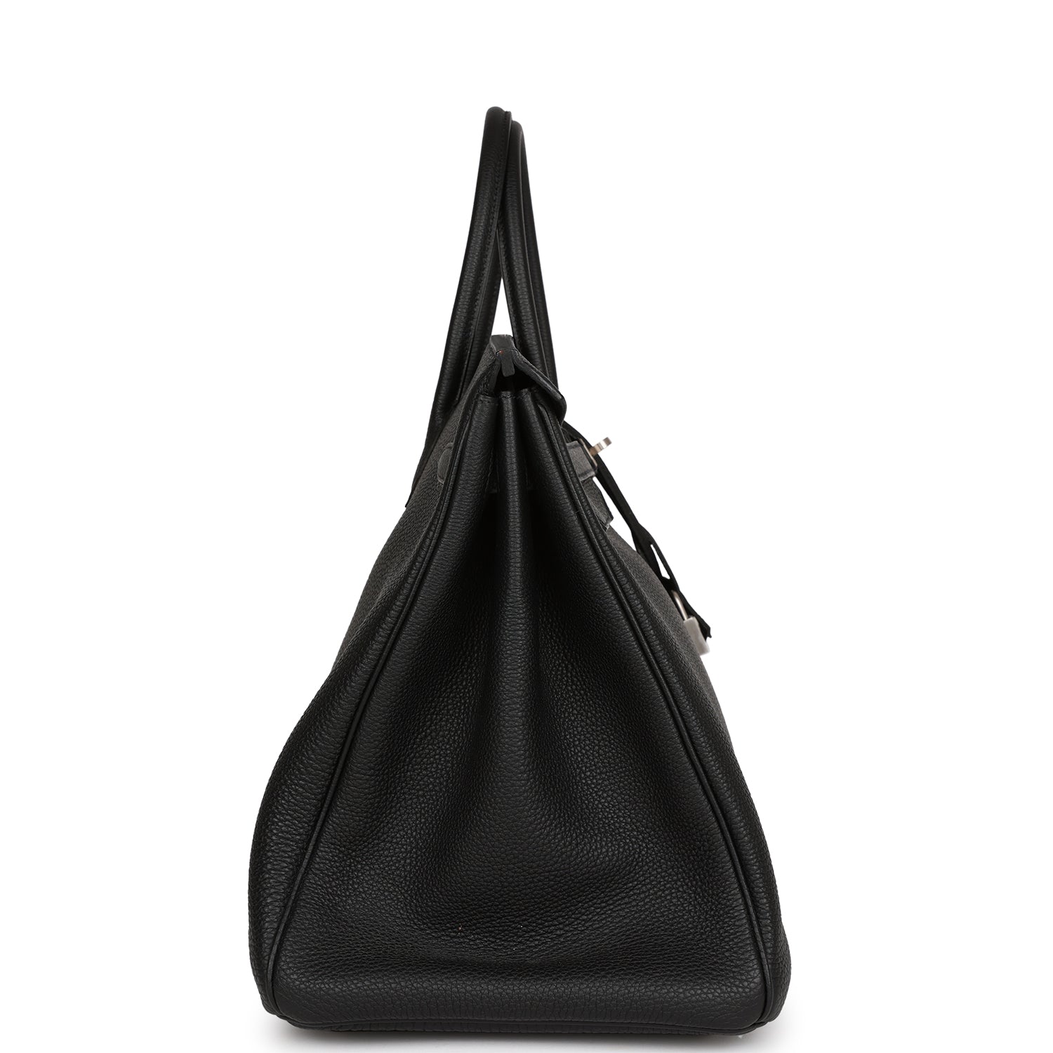 HMS Horseshoe Stamp (HSS) Birkin 40 Black Verso Clemence Brushed Palladium Hardware
