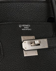 HMS Horseshoe Stamp (HSS) Birkin 40 Black Verso Clemence Brushed Palladium Hardware