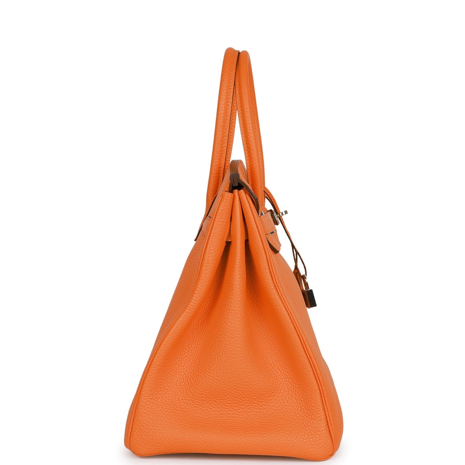 Top Quality HMS Birkin 35 Orange H Togo Palladium Hardware