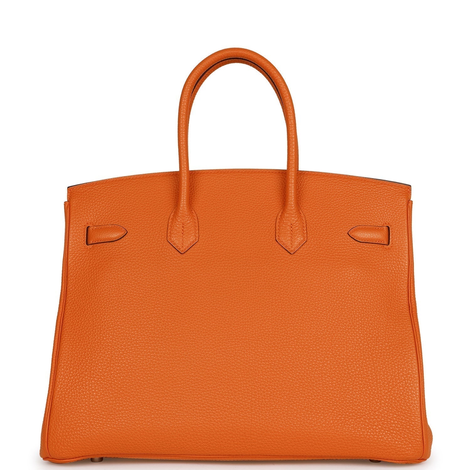 Top Quality HMS Birkin 35 Orange H Togo Palladium Hardware