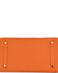 Top Quality HMS Birkin 35 Orange H Togo Palladium Hardware