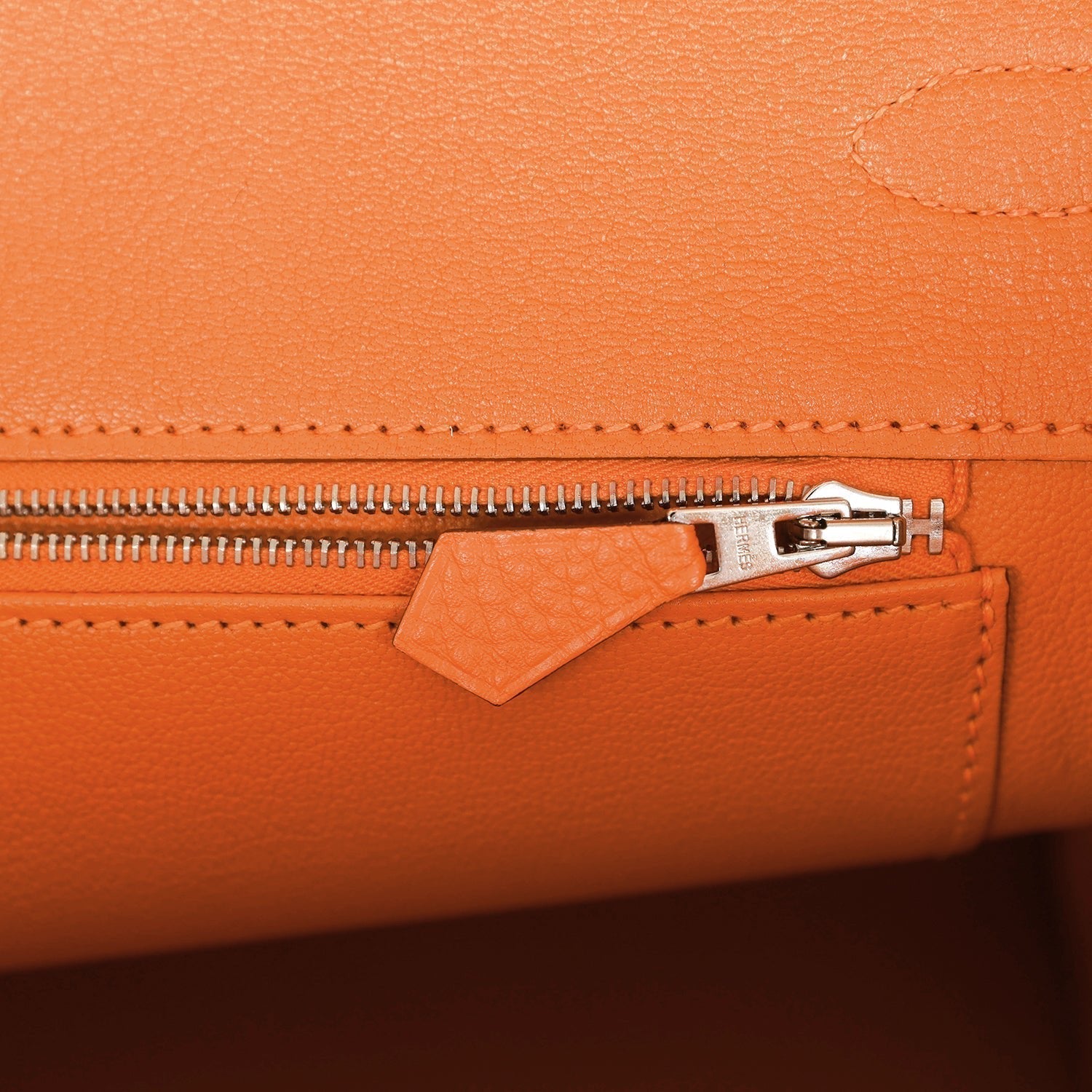 Top Quality HMS Birkin 35 Orange H Togo Palladium Hardware