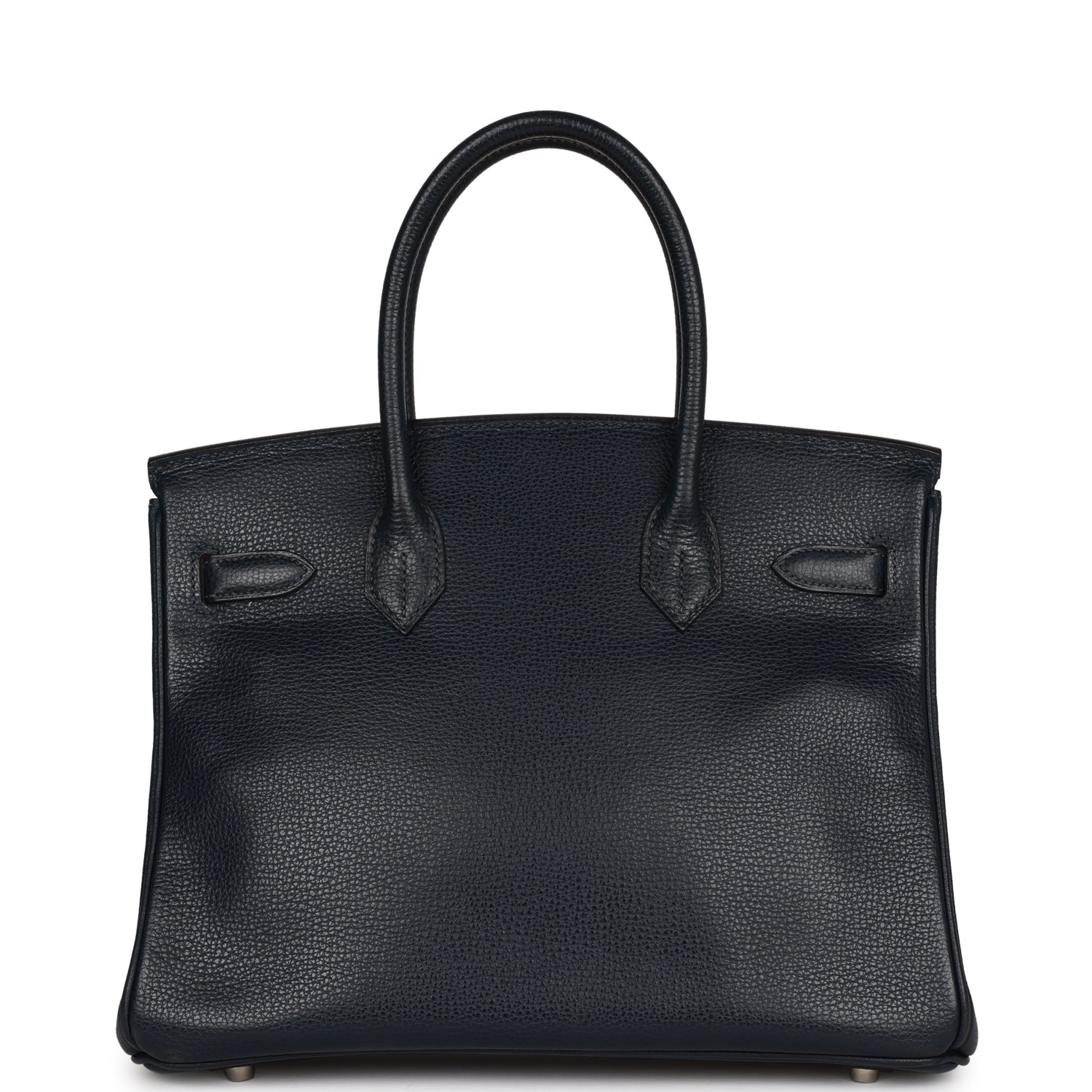Top Quality HMS Birkin 30 Bleu Indigo Vache Liegee Palladium Hardware