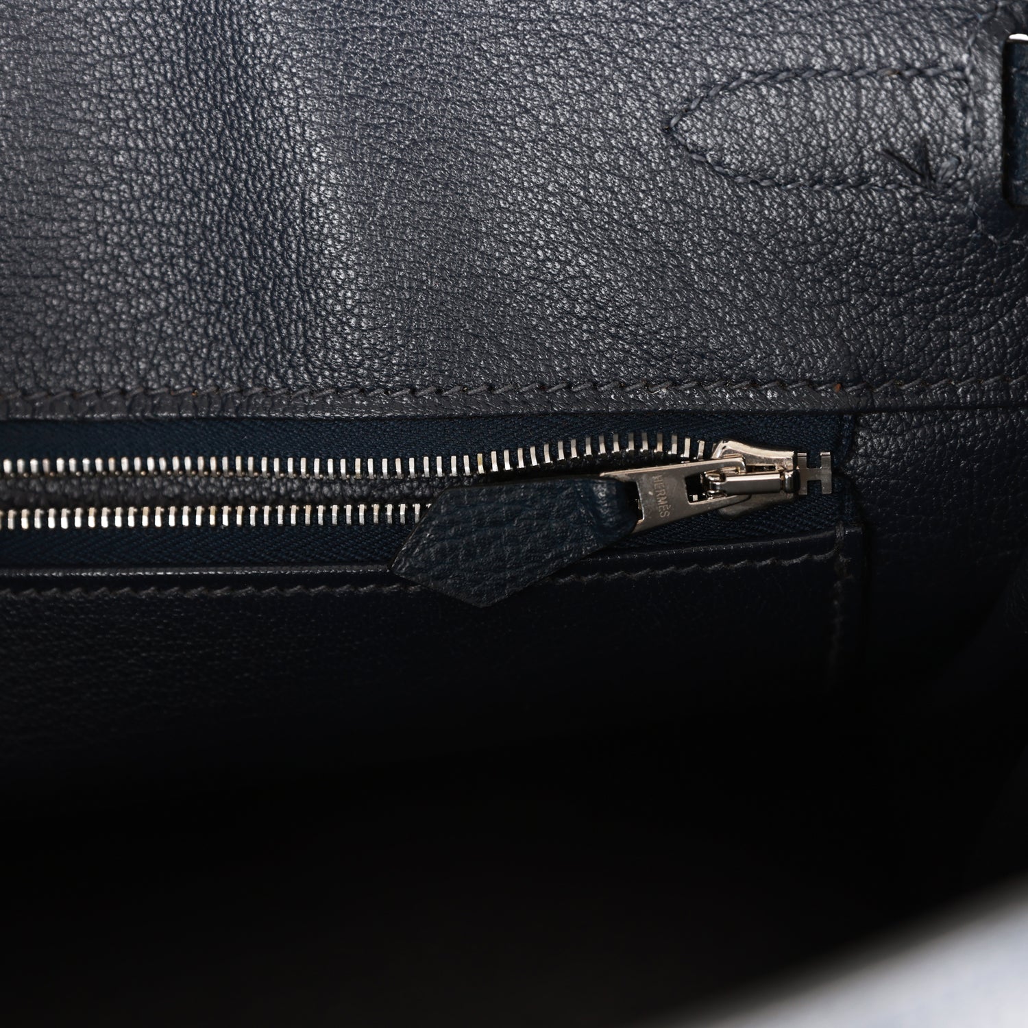 Top Quality HMS Birkin 30 Bleu Indigo Vache Liegee Palladium Hardware