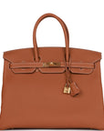HMS Birkin 35 Gold Togo Gold Hardware