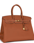 HMS Birkin 35 Gold Togo Gold Hardware