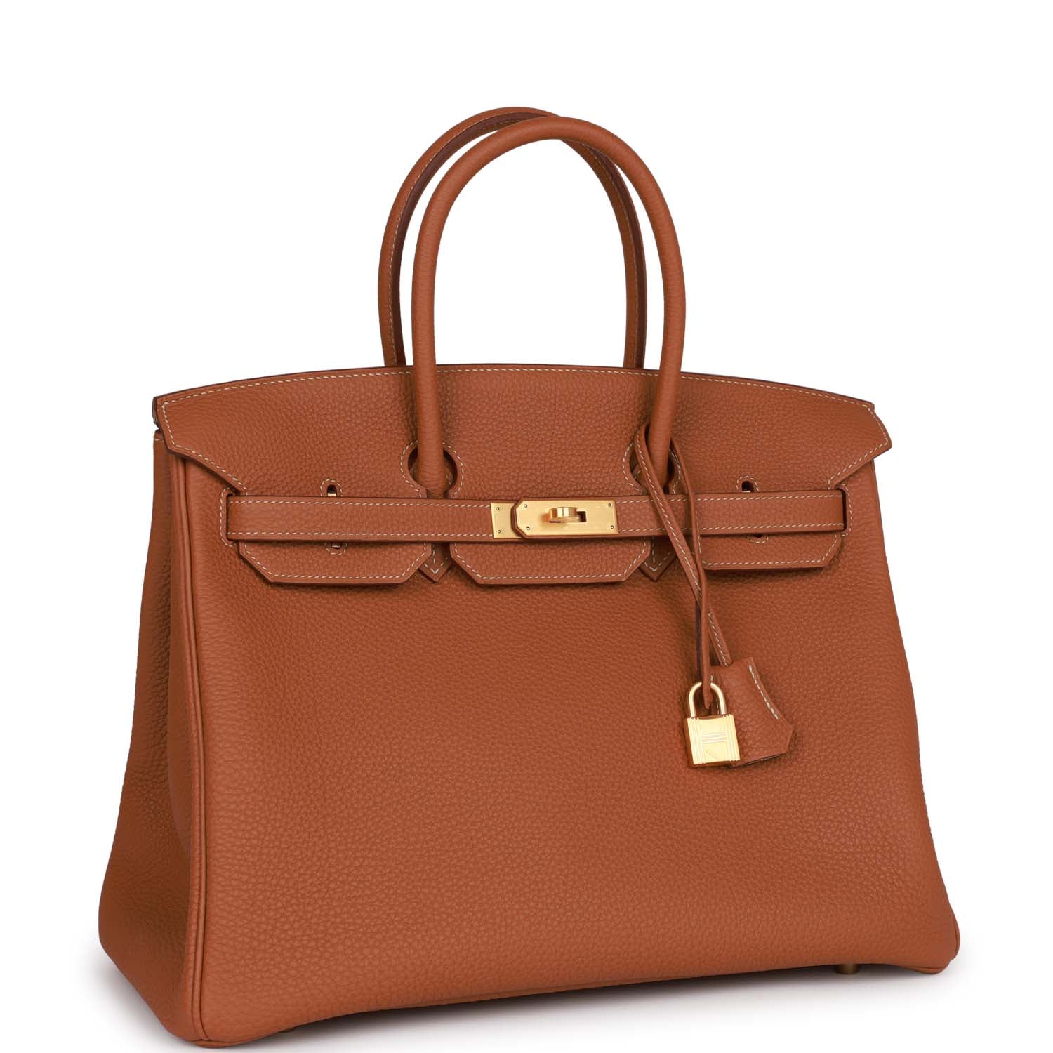 HMS Special Order (HSS) Birkin 35 Gold Togo Verso Brushed Gold Hardware