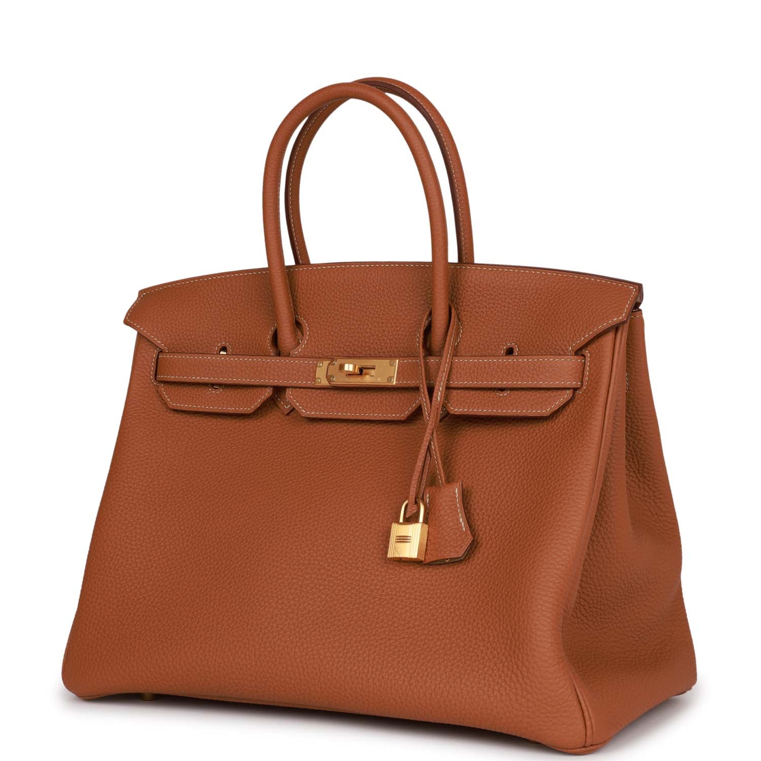 HMS Special Order (HSS) Birkin 35 Gold Togo Verso Brushed Gold Hardware
