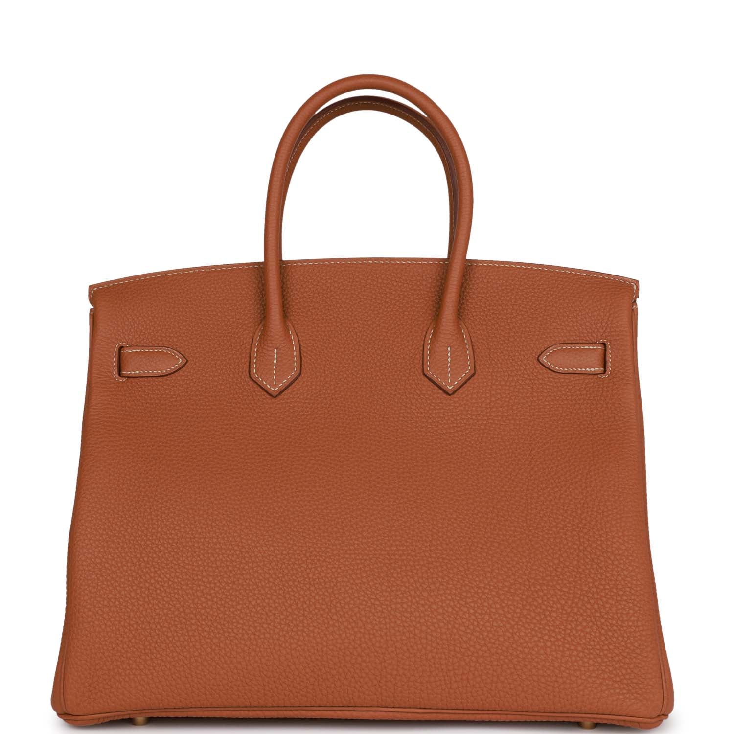 HMS Special Order (HSS) Birkin 35 Gold Togo Verso Brushed Gold Hardware