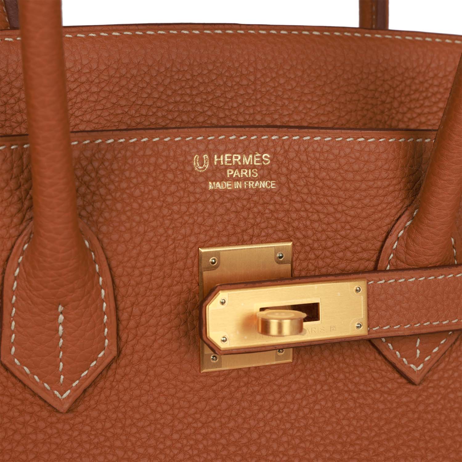 HMS Special Order (HSS) Birkin 35 Gold Togo Verso Brushed Gold Hardware