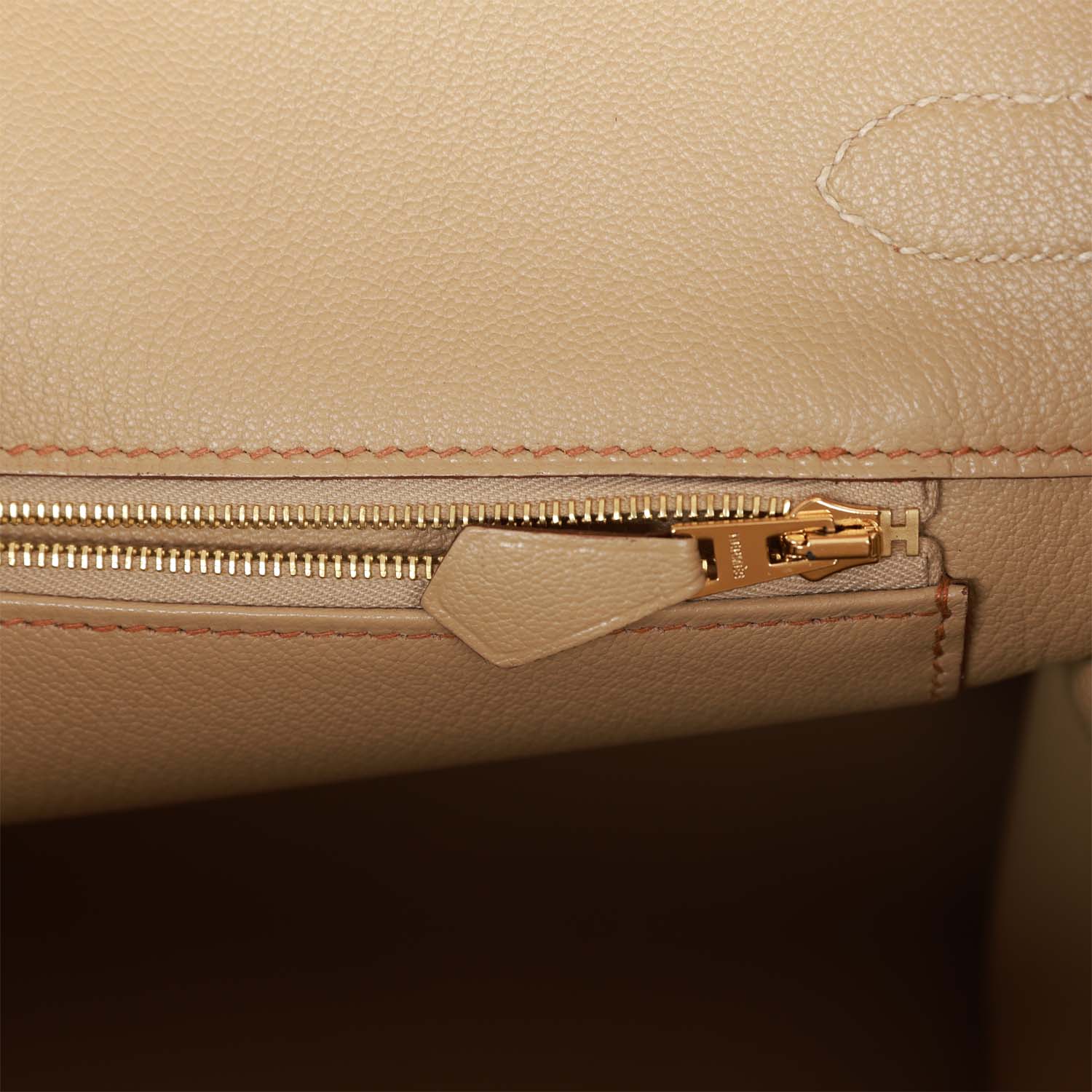 HMS Special Order (HSS) Birkin 35 Gold Togo Verso Brushed Gold Hardware