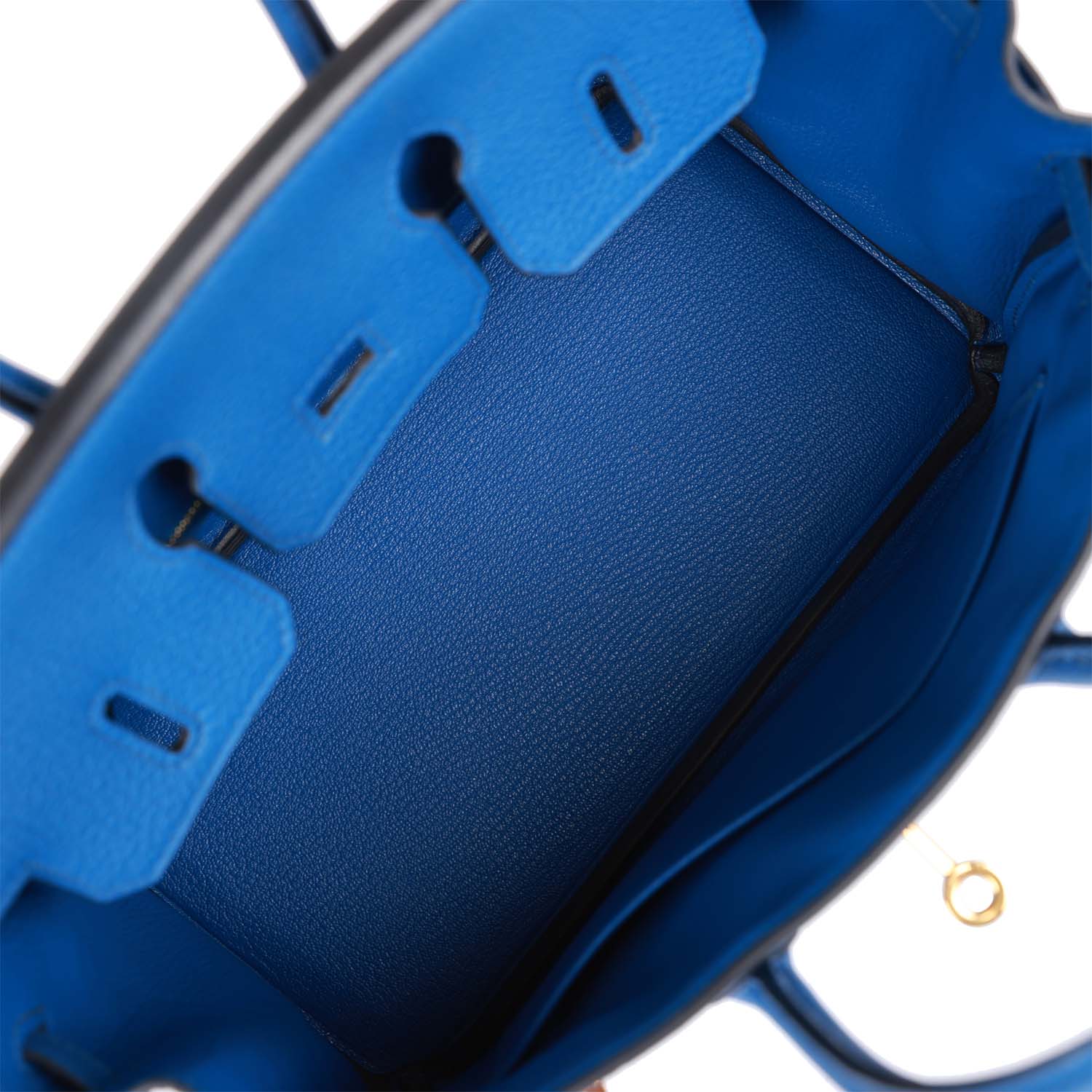 Top Quality HMS Birkin 25 Bleu France Togo Gold Hardware