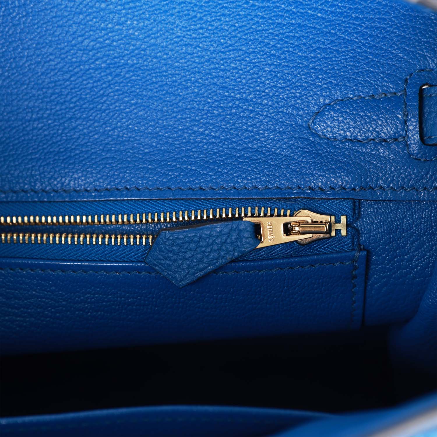 Top Quality HMS Birkin 25 Bleu France Togo Gold Hardware
