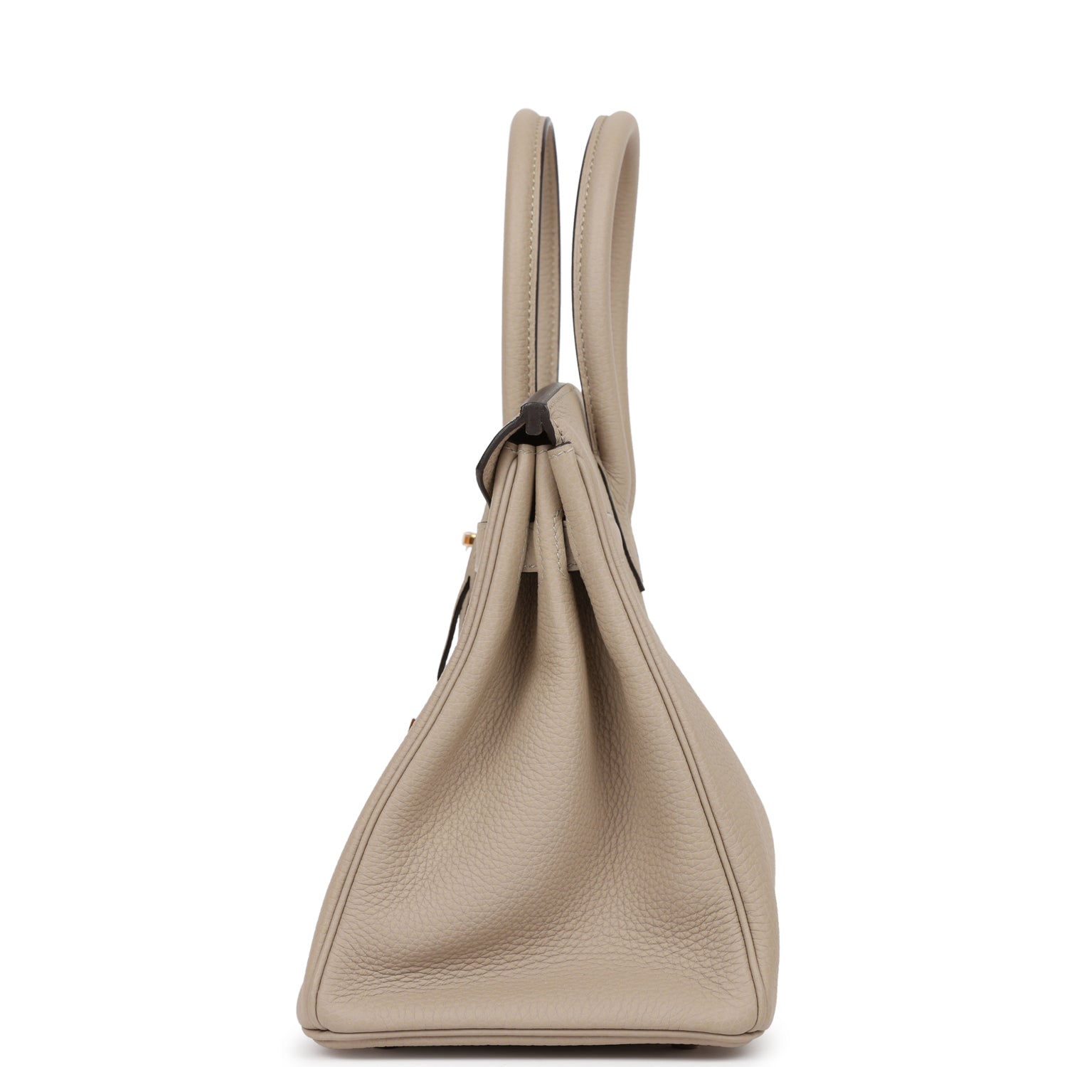HMS Birkin 30 Gris Tourterelle Togo Rose Gold Hardware