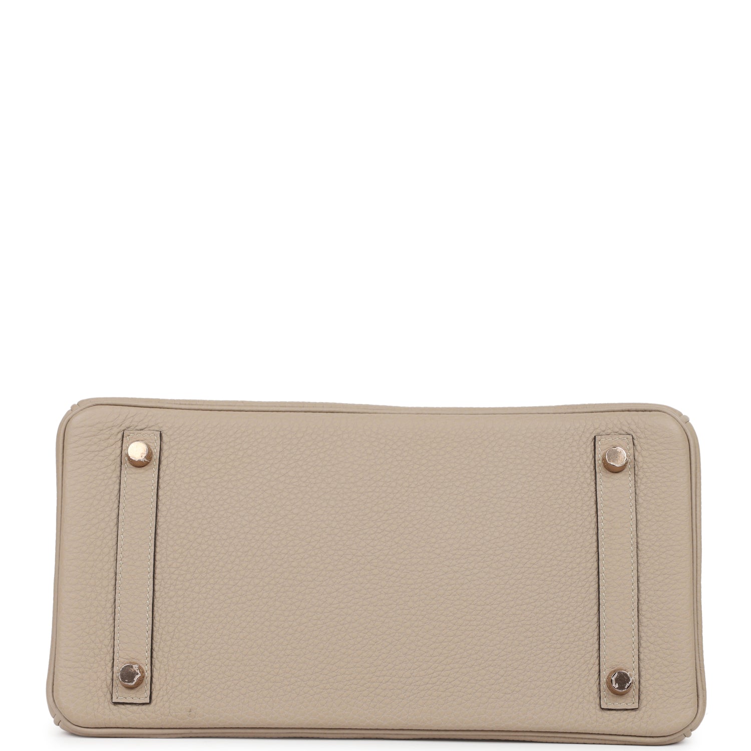 HMS Birkin 30 Gris Tourterelle Togo Rose Gold Hardware