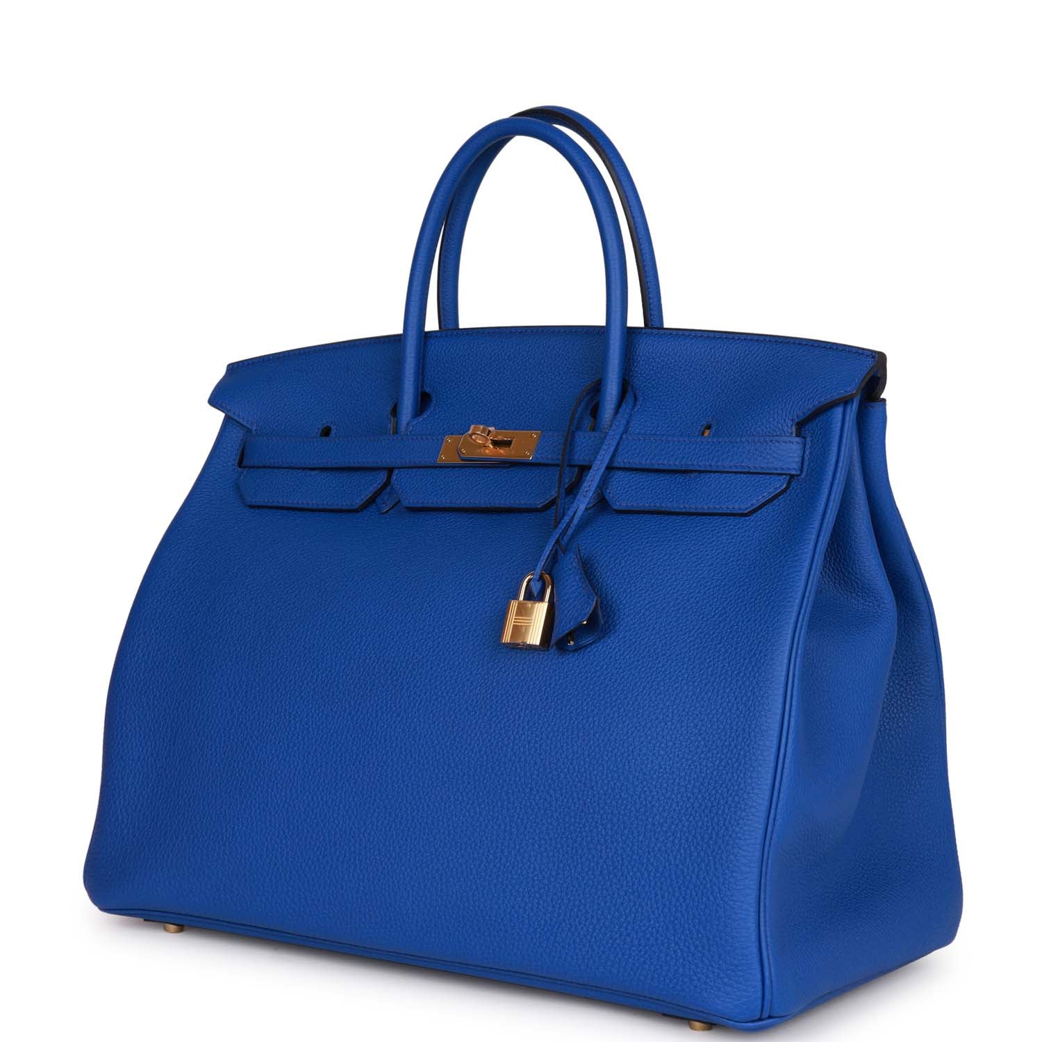 HMS Birkin 40 Bleu Royal Togo Gold Hardware