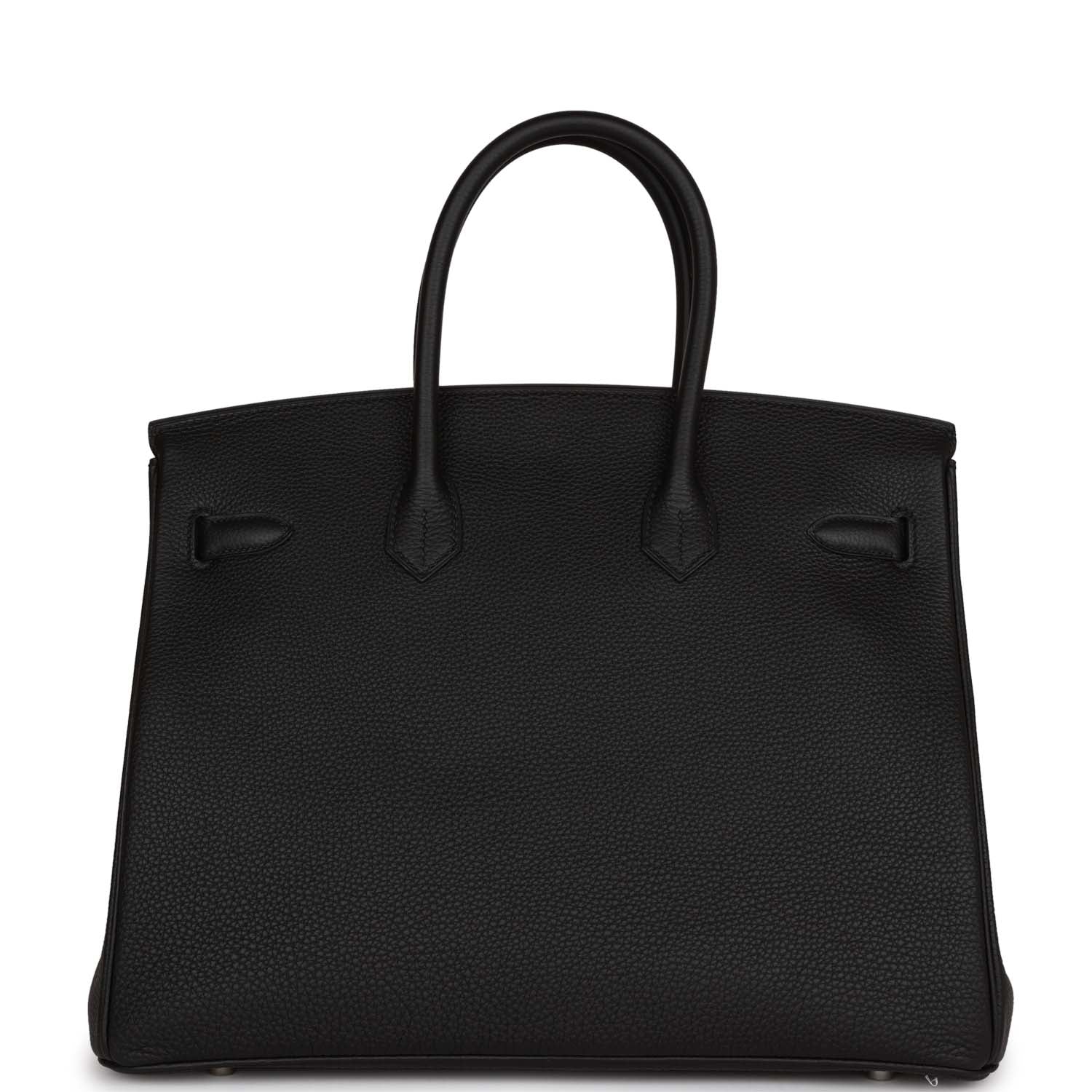 HMS Birkin 35 Black Togo Palladium Hardware