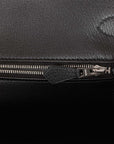 HMS Birkin 35 Black Togo Palladium Hardware