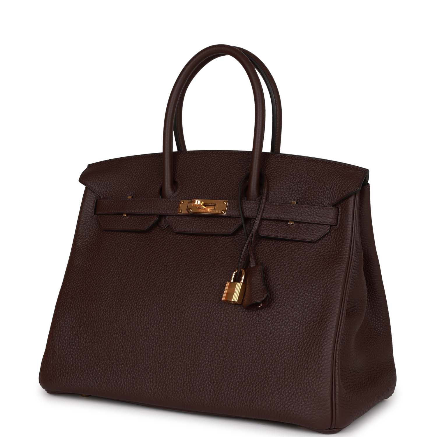 HMS Birkin 35 Rouge Sellier Clemence Gold Hardware
