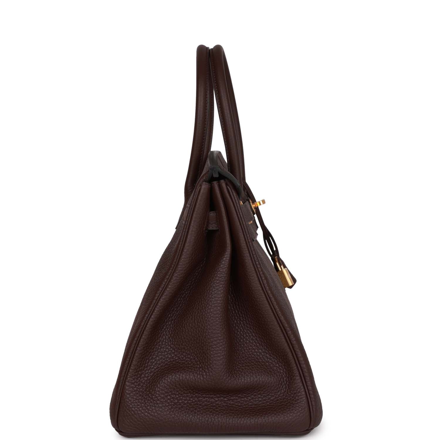 HMS Birkin 35 Rouge Sellier Clemence Gold Hardware