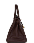 HMS Birkin 35 Rouge Sellier Clemence Gold Hardware