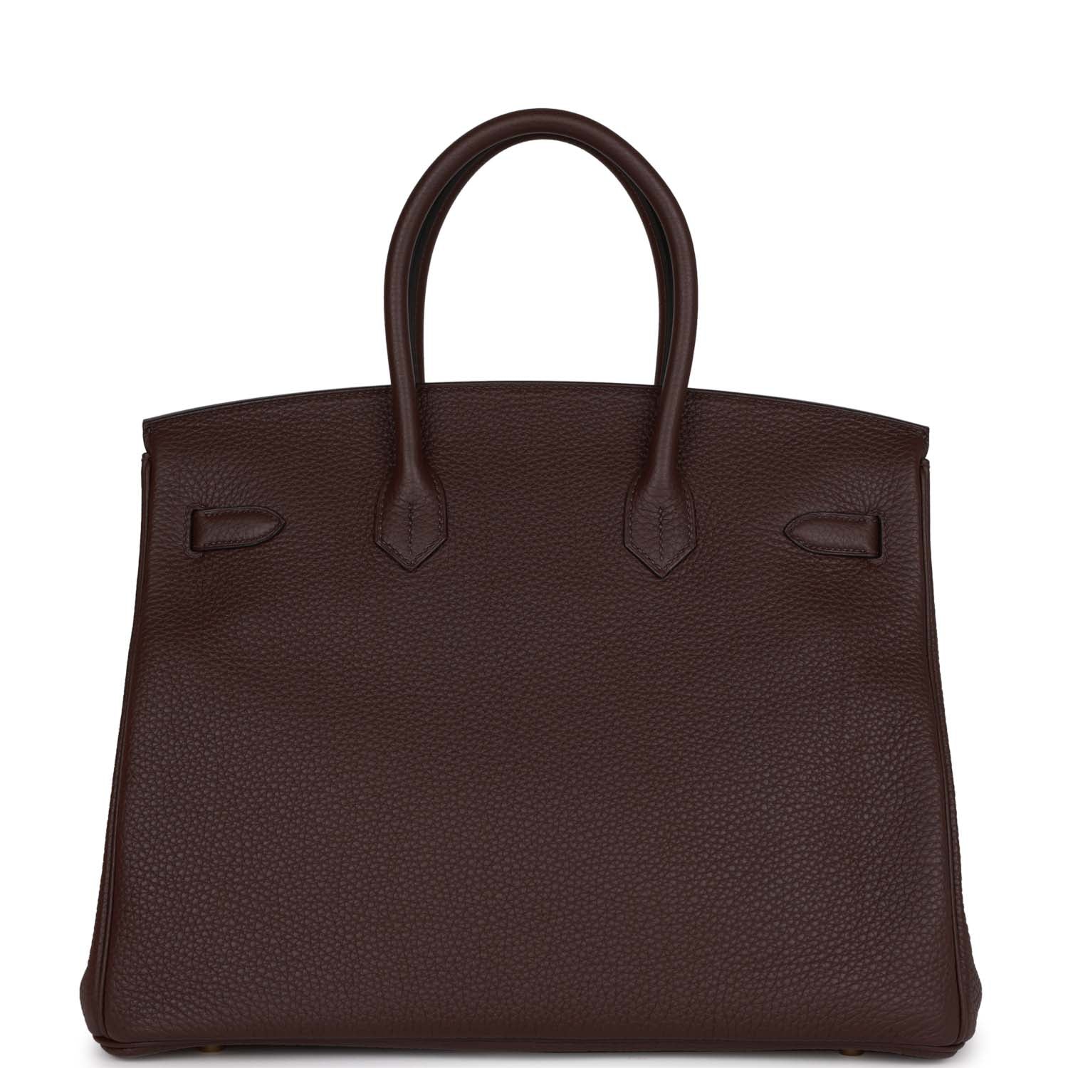 HMS Birkin 35 Rouge Sellier Clemence Gold Hardware