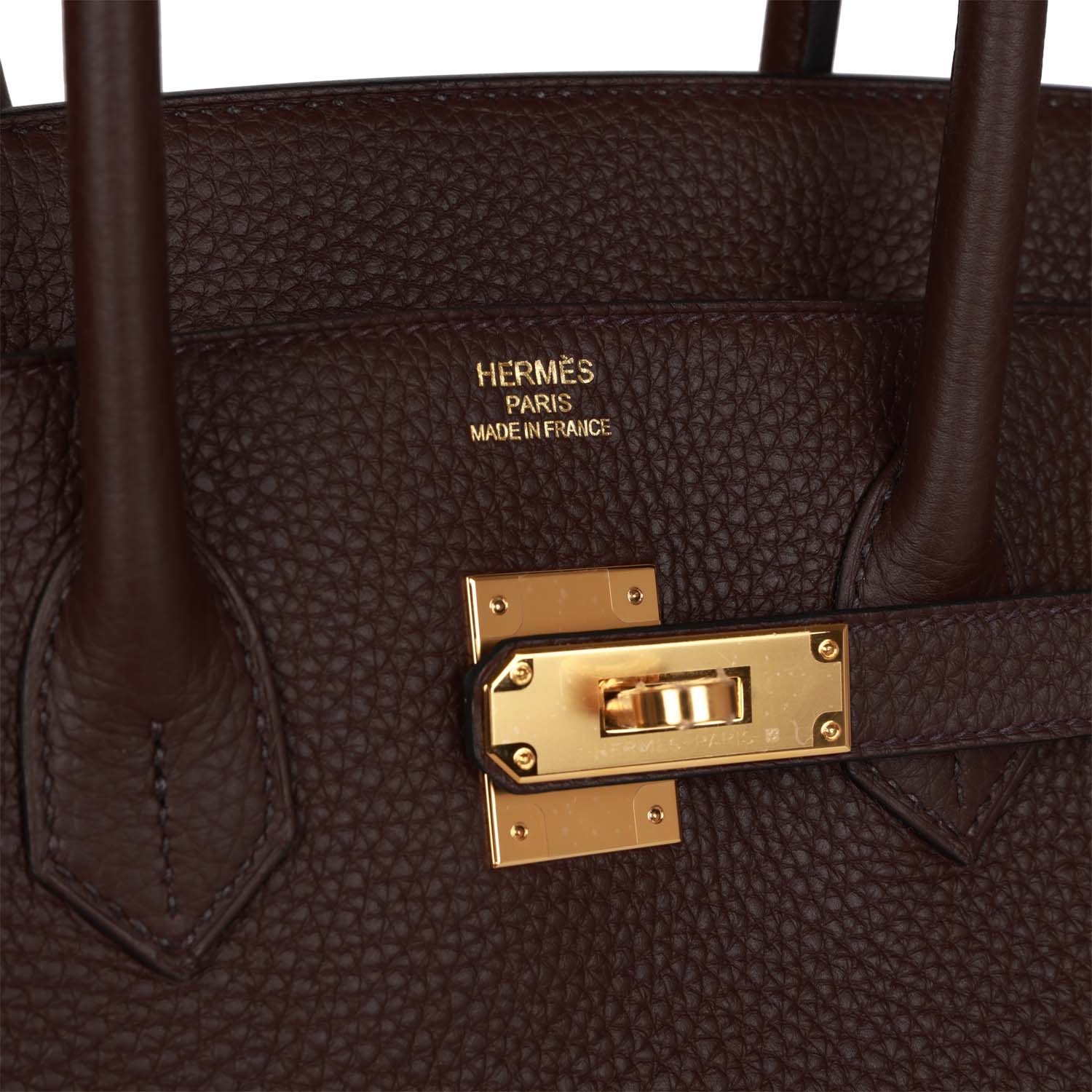 HMS Birkin 35 Rouge Sellier Clemence Gold Hardware