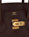 HMS Birkin 35 Rouge Sellier Clemence Gold Hardware