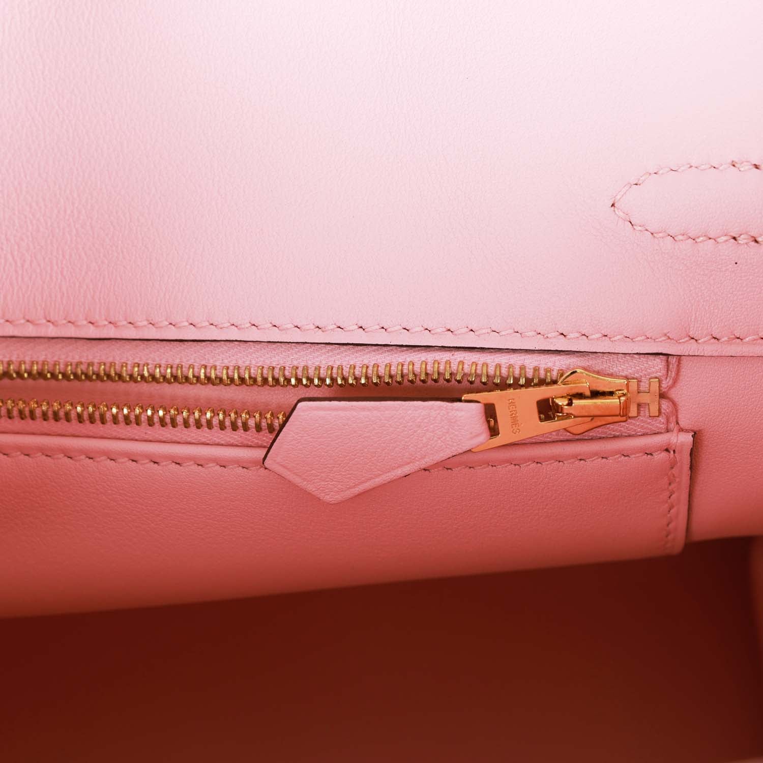 Top Quality HMS Birkin 25 Rose Sakura Swift Gold Hardware