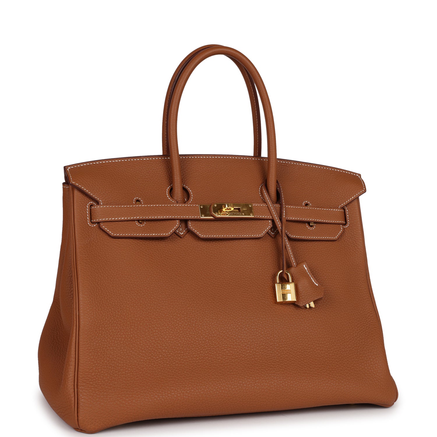 Top Quality HMS Birkin 35 Gold Togo Gold Hardware