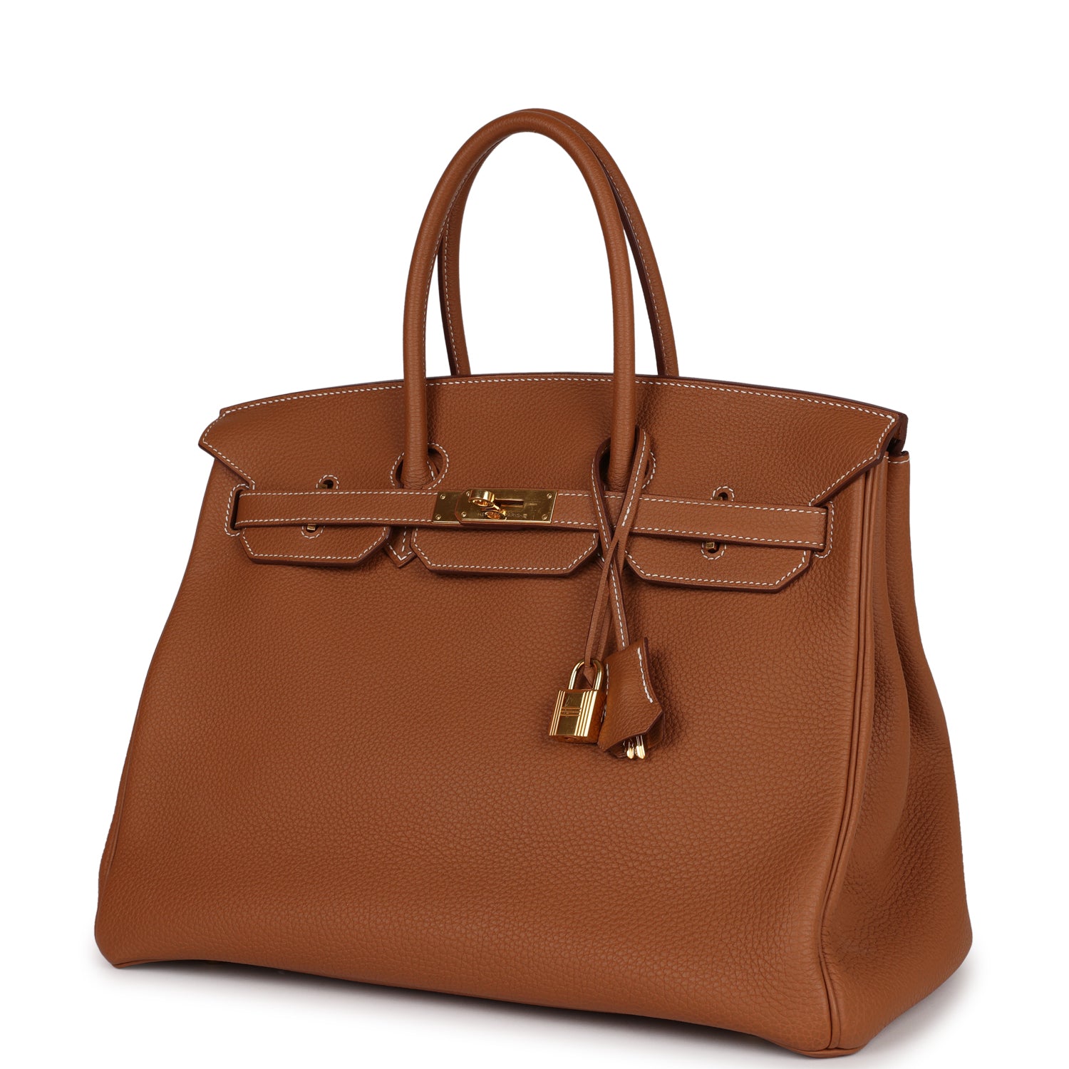 Top Quality HMS Birkin 35 Gold Togo Gold Hardware