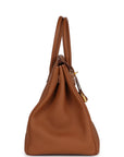 Top Quality HMS Birkin 35 Gold Togo Gold Hardware