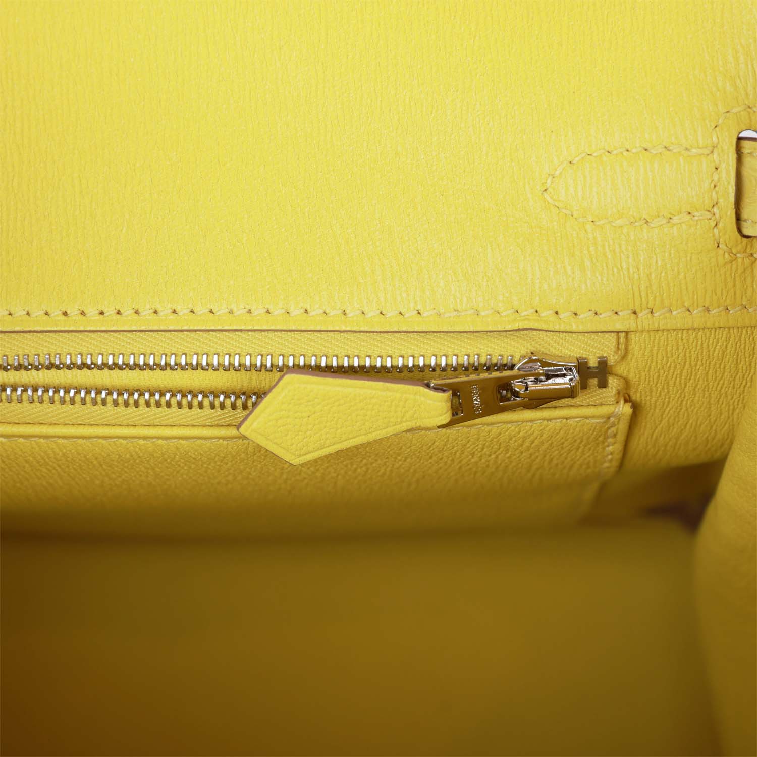 HMS Birkin 25 Lime Matte Alligator Palladium Hardware