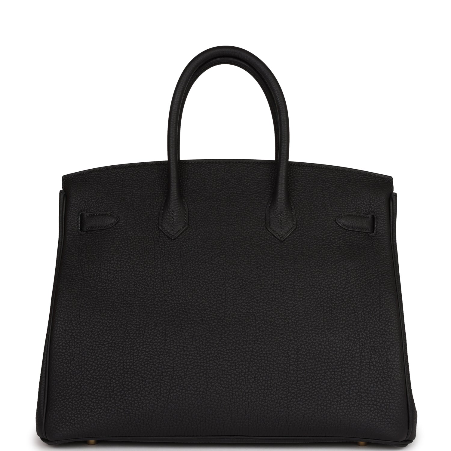 HMS Birkin 35 Black Togo Gold Hardware