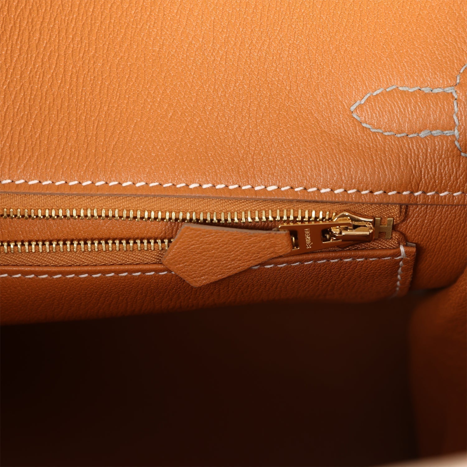 HMS Special Order (HSS) Birkin 25 Gris Perle Verso Matte Alligator Brushed Gold Hardware