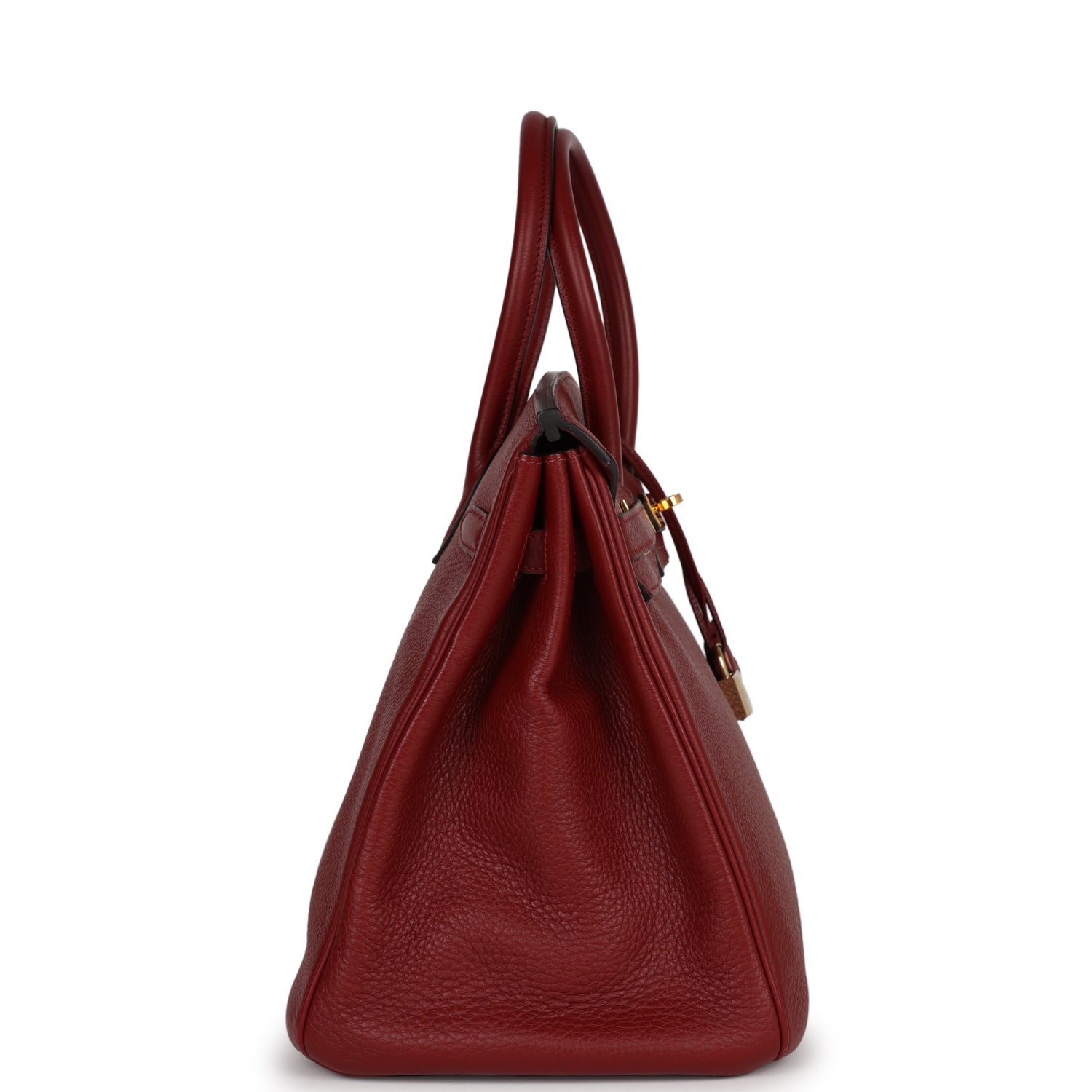 Top Quality HMS Birkin 35 Rouge H Togo Gold Hardware